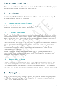 Indigenous Engagement Strategy